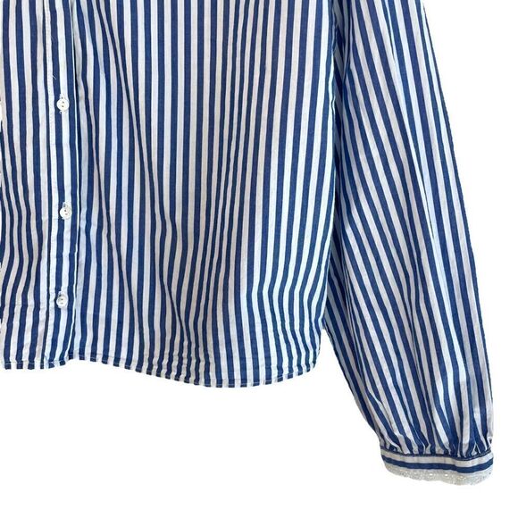 Zara Trafaluc Collection Stripes and Lace 100% Cotton - Picture 4 of 8